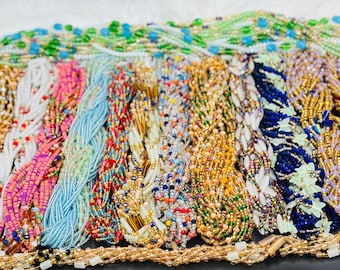 Groothandel Afrikaanse grabbeltas met strikband