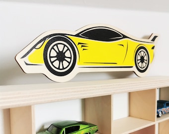 Displays voor speelgoedauto's - gratis verzending, cadeau voor peuterjongen, verzamelaars kleine auto's, vitrine, wandplanken - schaal 1:64