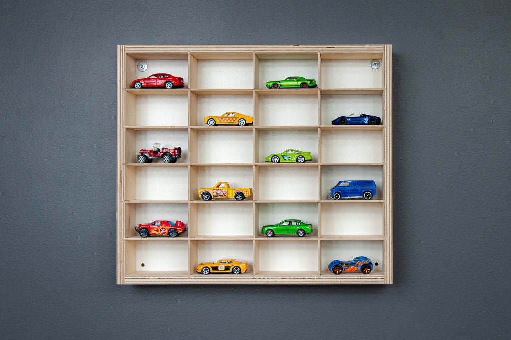 Toy Car Storage 20-100 Sections, Shelf, Garage for Hot Wheels