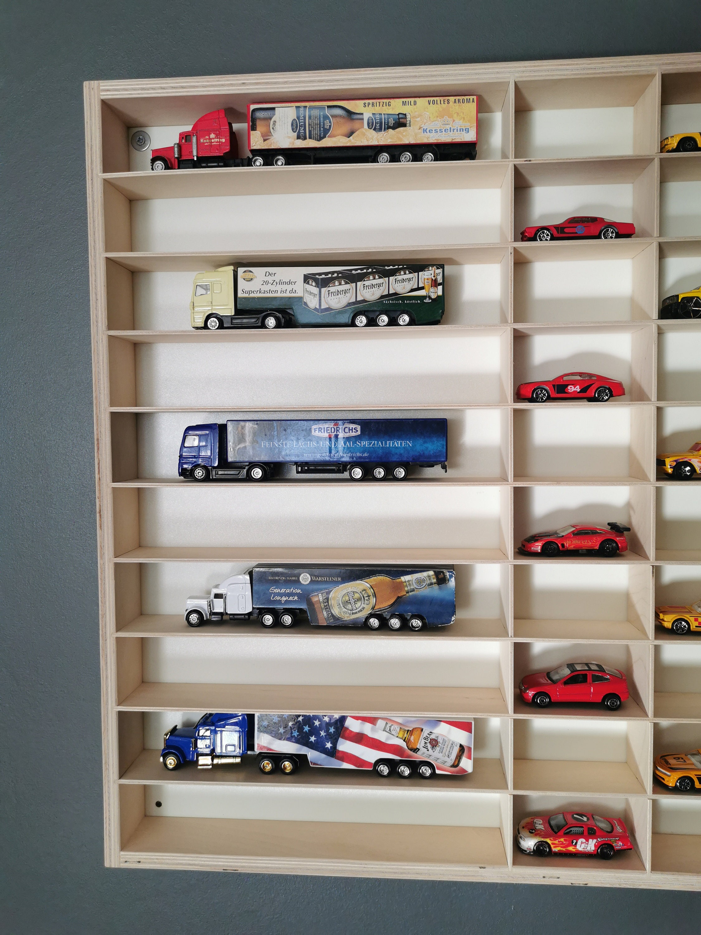 KISLANE 96 Spielzeugautos Aufbewahrungskoffer kompatibel mit Hot Wheels,  Spielzeugautos Organizer Aufbewahrung für Mini-Spielzeug, Hot Wheels Auto,  Matchbox Autos, kleine Puppen (nur Tasche) (blau): : Spielzeug