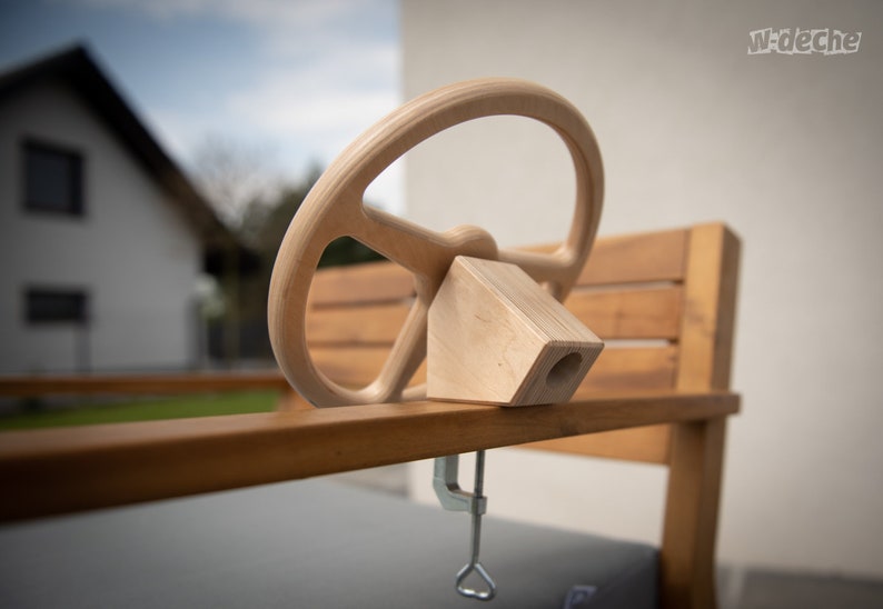 Wooden Steering Wheel for a Child Little Driver Toy Etsy