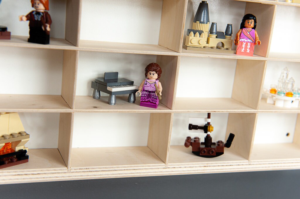 Colección Playmobil Estante de exhibición, librería LEGO 100 uds
