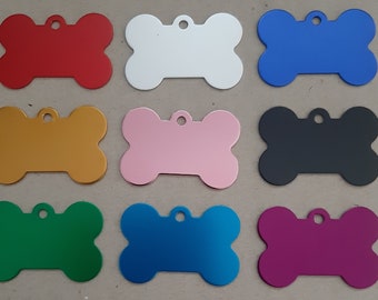 Hundemarke mit Gravur inklusive Schlüsselringe