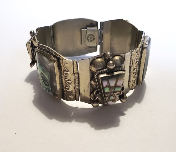 vintage taxco mexico製 シルバーバングル 925 メキシコ