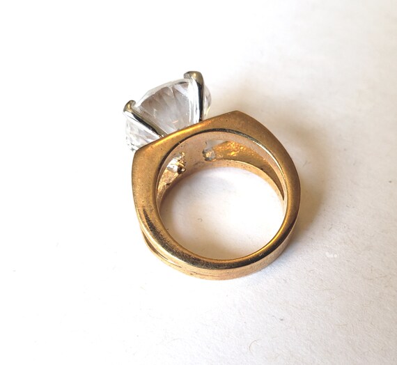 Huge Rhinestone Statement Ring - image 5
