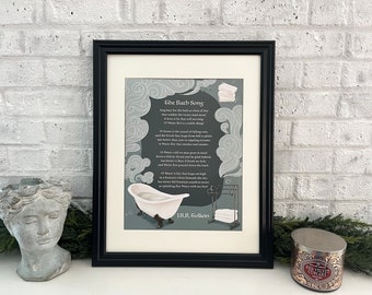 Tolkein's Bath Song digital art print