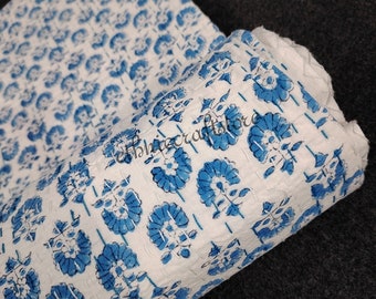 Kantha Reversible Baumwolle Kantha Quilt Überwurf Decke Handblock Sommer Kunst Baumwolle Queen Kantha Quilt