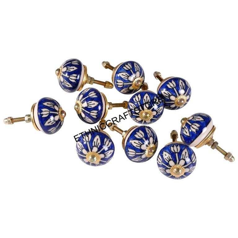 Indian Door Knobs Ceramic Knobs Pulls Knobs Dresser Knobs Etsy Hong Kong