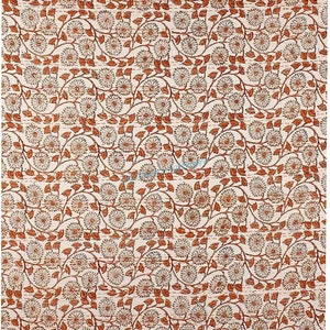 Indian throw floral quilt kantha orange floral Kantha bohemian bedding quilt kantha