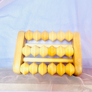 Vintage Holz Fußmassagegerät