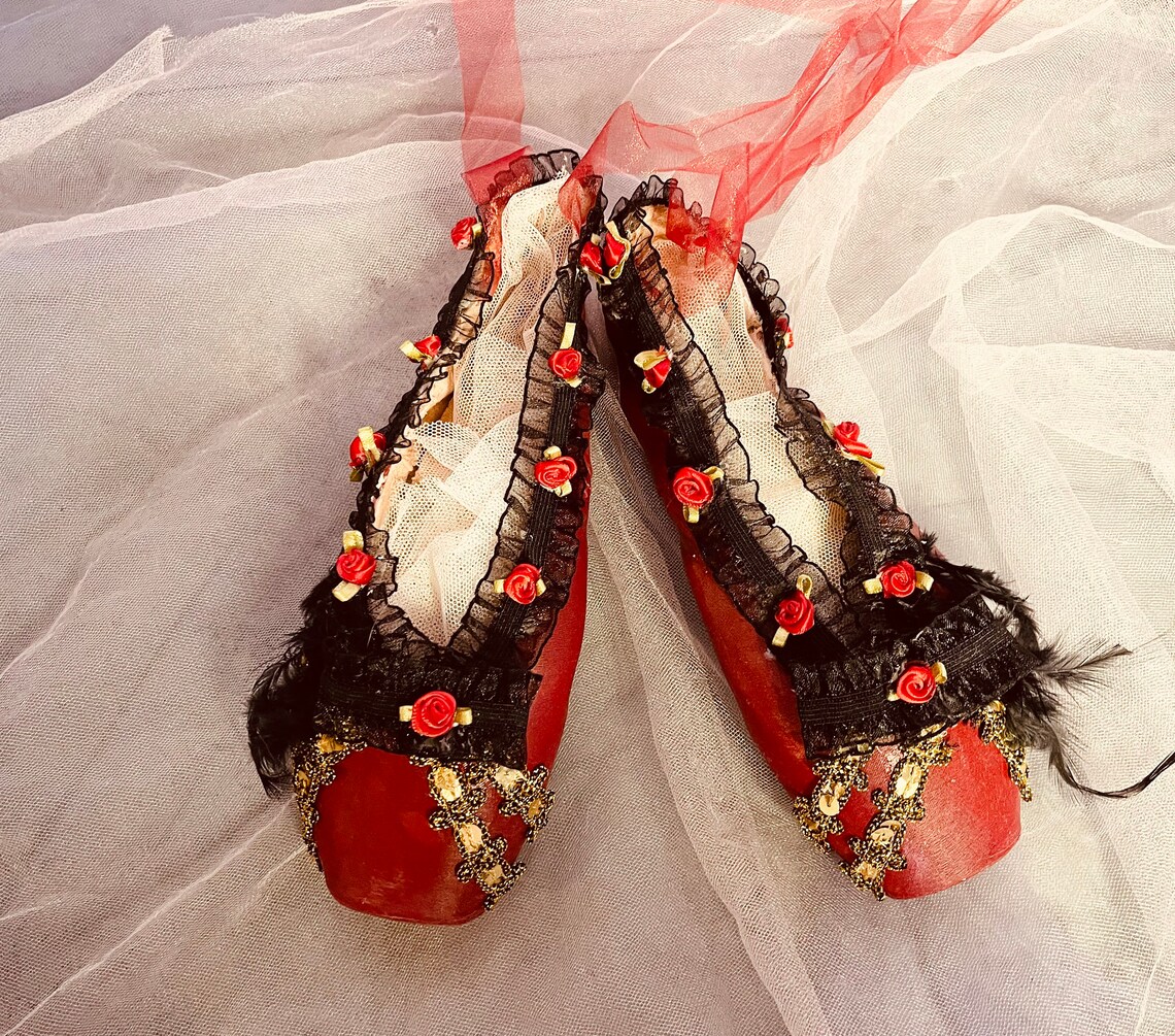Nutcracker Spanish Dance Decorative Pointe Shoes Etsy
