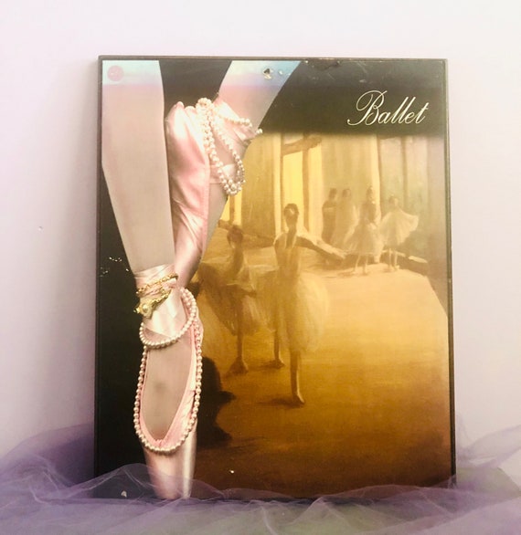 Vintage ballet wall art