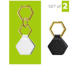 Magnetic Hat Clip Set: Leather Travel Accessory