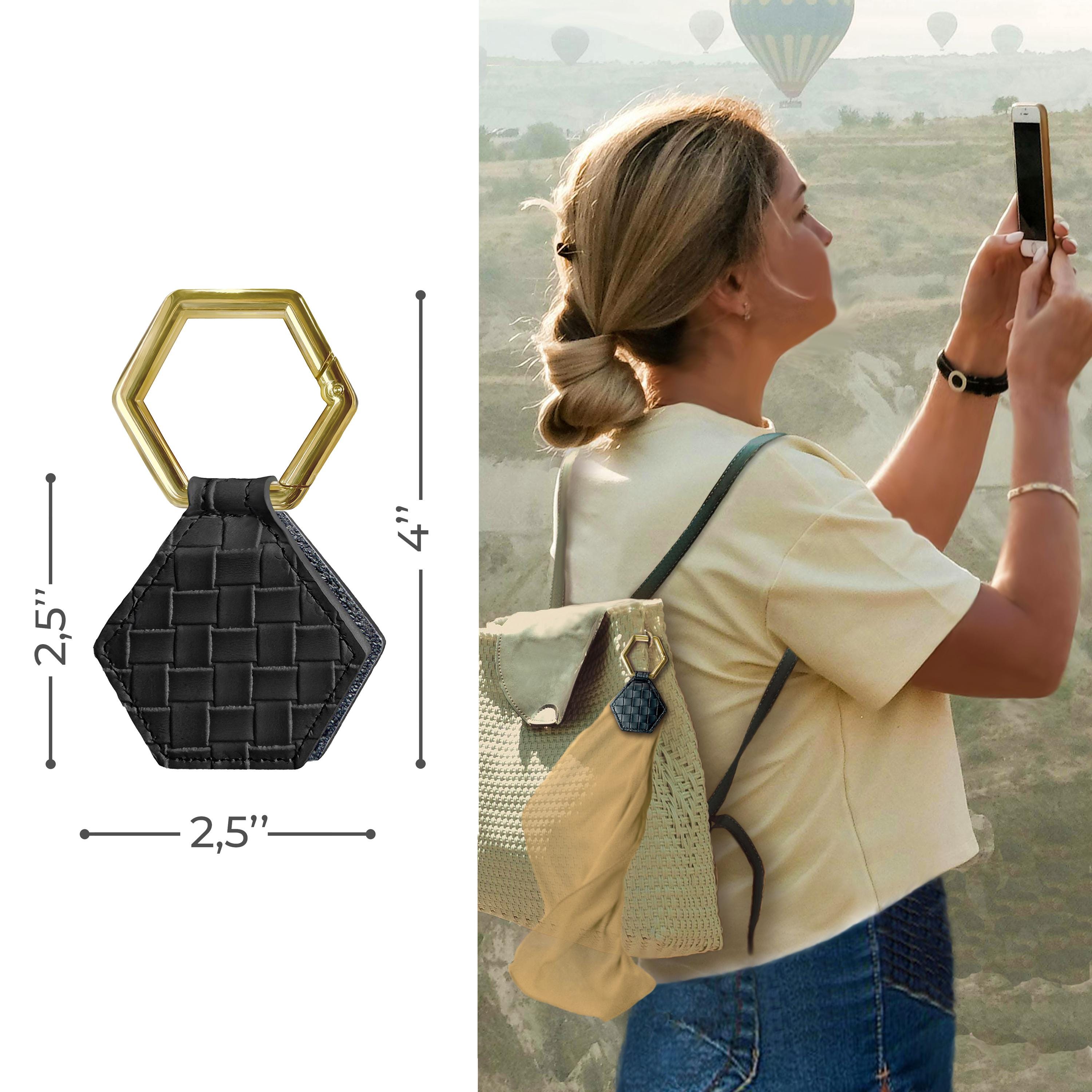 thumbnail image 2 of Cute Leather Magnetic Hat Clip For Travel Luggage Handbags Backpacks Totes Outdoor Travel Essential 2 of 13