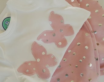 Babyset GLITTER BUTTERFLIES