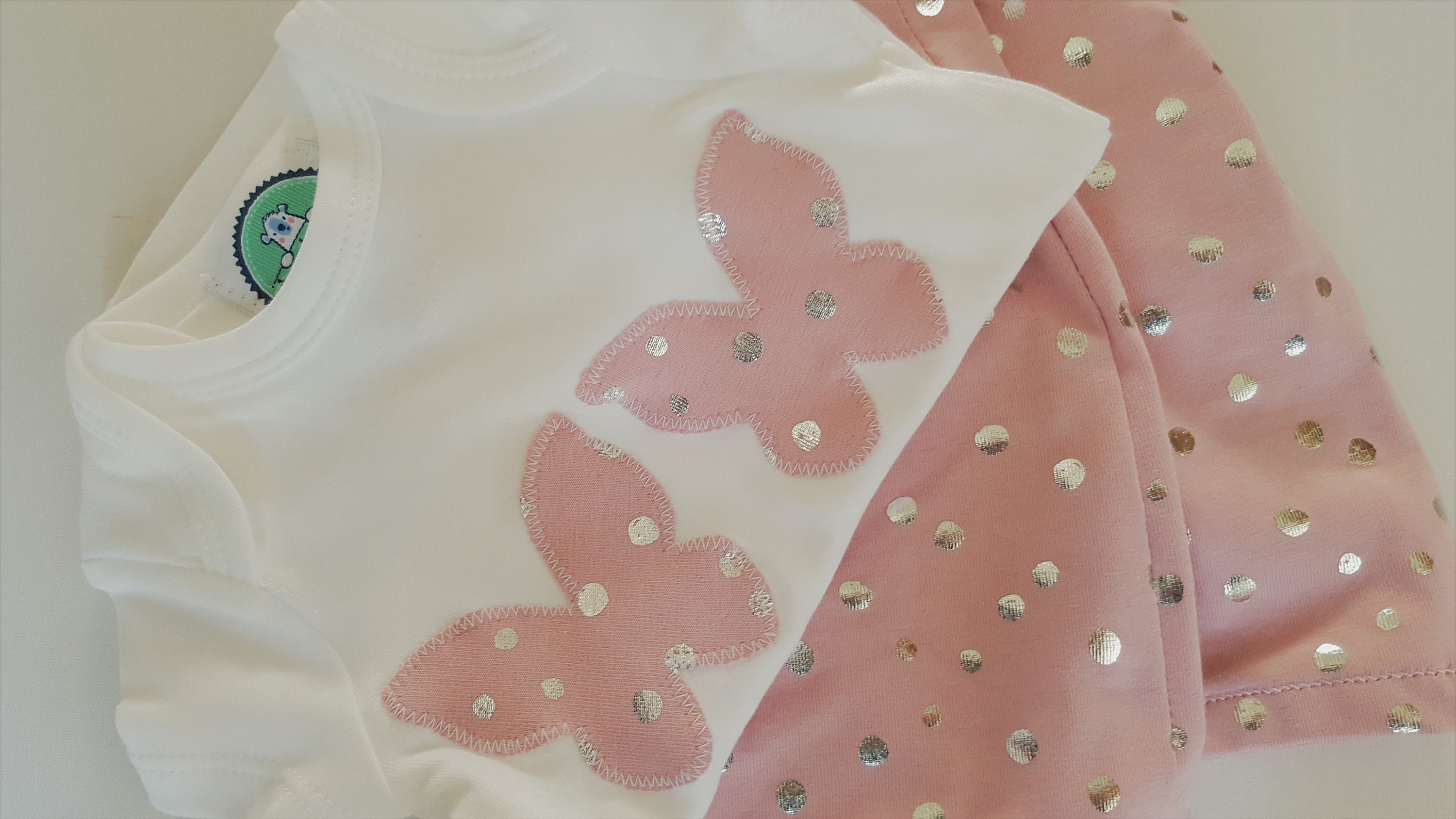 Babyset GLITTER BUTTERFLIES