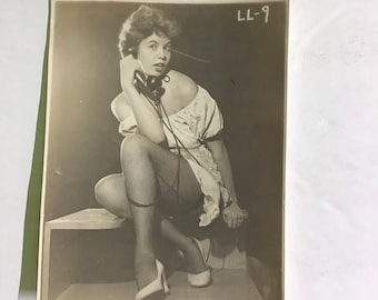 Photography Original 1950s Irving Klaw Model LL-9 Betty Compton Risque