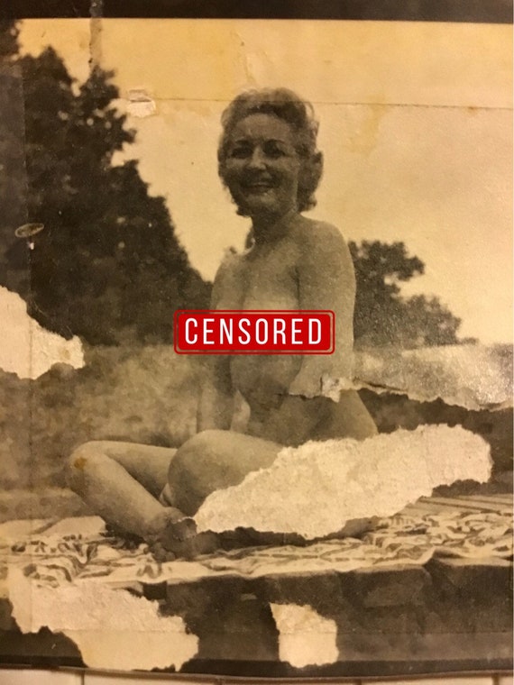 Mature Listing Amateur Photo Nude Housewife Husband Nudists 1950s Free  Shipping USA