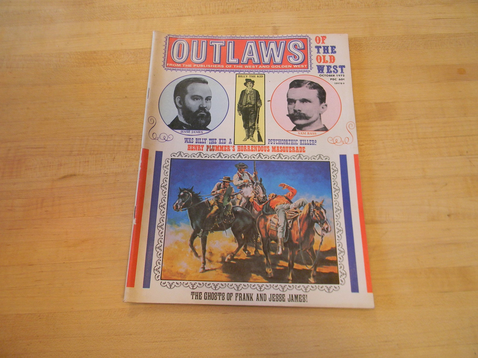Outlaws Of The Old West Magazine October 1972 Adventure Etsy