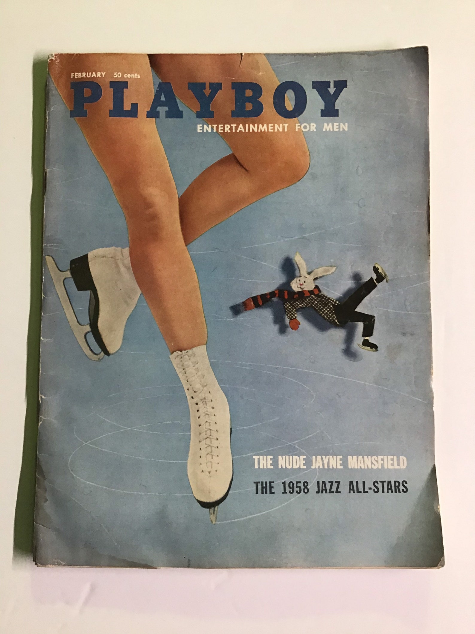 Playboy Magazine With Centerfold February Jayne Mansfield Etsy