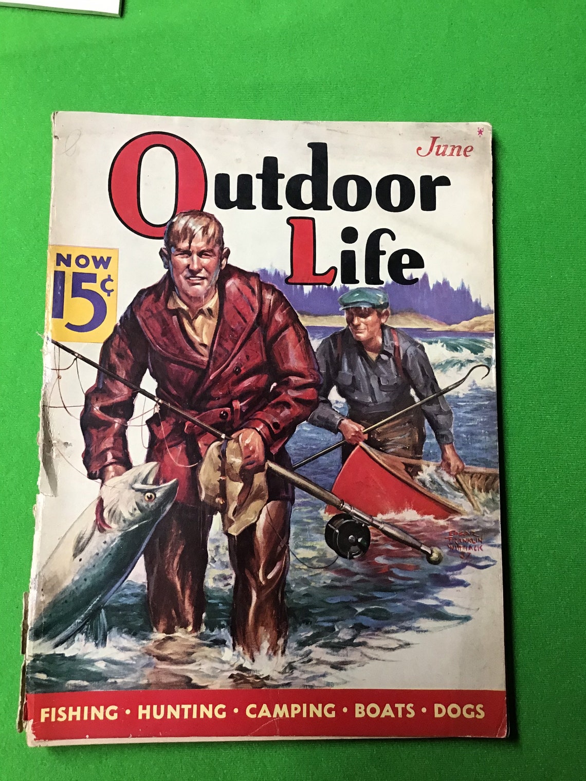 Vintage Outdoor Life Magazine June 1937 Hunting Fishing Etsy
