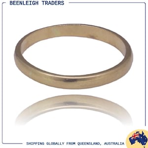 Antique Gold Wedding Ring Size U Guaranteed Genuine 18ct 18k Gold