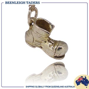 English Hallmarked Yellow Gold Boot Charm Guaranteed Genuine 9ct 9k Gold