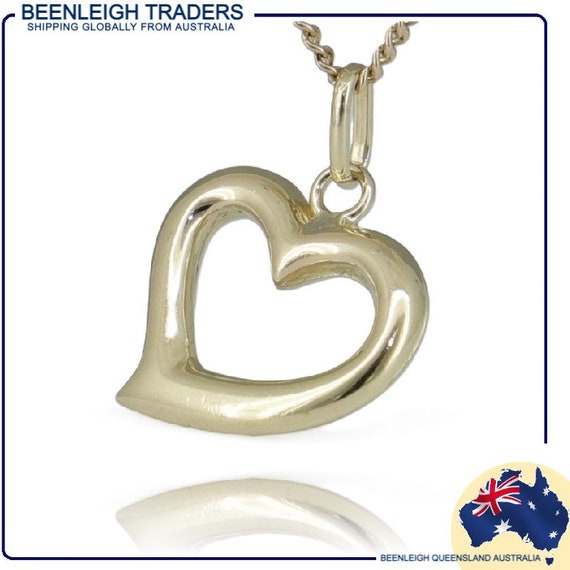 Yellow Gold ~ HEART CHARM or PENDANT ~ Guaranteed… - image 1