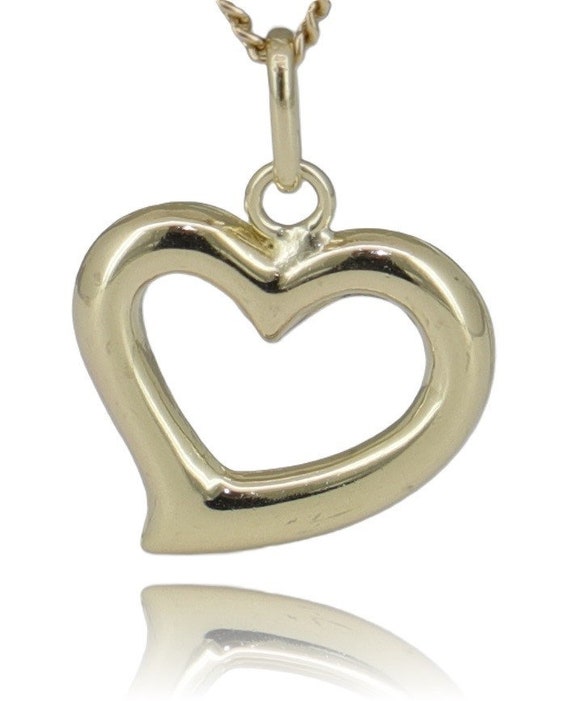 Yellow Gold ~ HEART CHARM or PENDANT ~ Guaranteed… - image 2