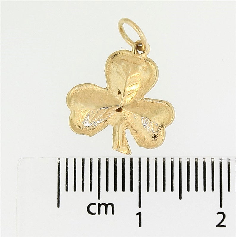 9k Yellow Gold Girl Guides TREFOIL WAGGGS CHARM Guaranteed Genuine 9k Gold