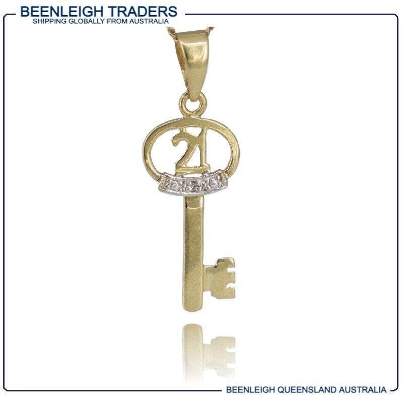 21st Gold Key Charm Etsy Singapore