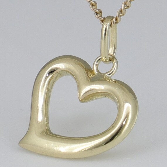 Yellow Gold ~ HEART CHARM or PENDANT ~ Guaranteed… - image 10