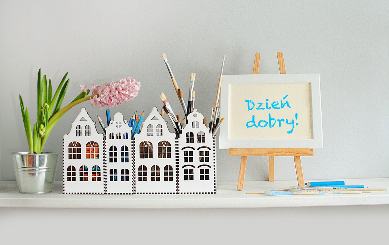 Organisateur de Bureau, Porte-stylo - Forme Maison