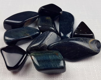 Blue Tigers Eye / Tumblestones / Healing Crystal