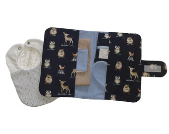 Doll diaper bag “Forest Friends”