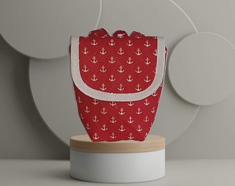 Doll backpack “Anchor red”