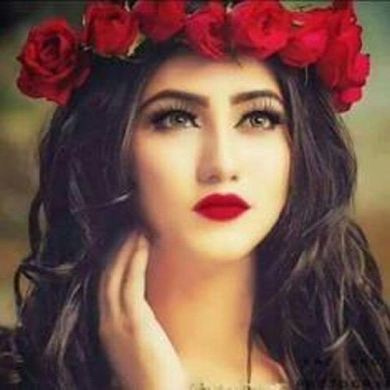 Rose Red Flowers Hair Band Stylish Look For Girls And Women