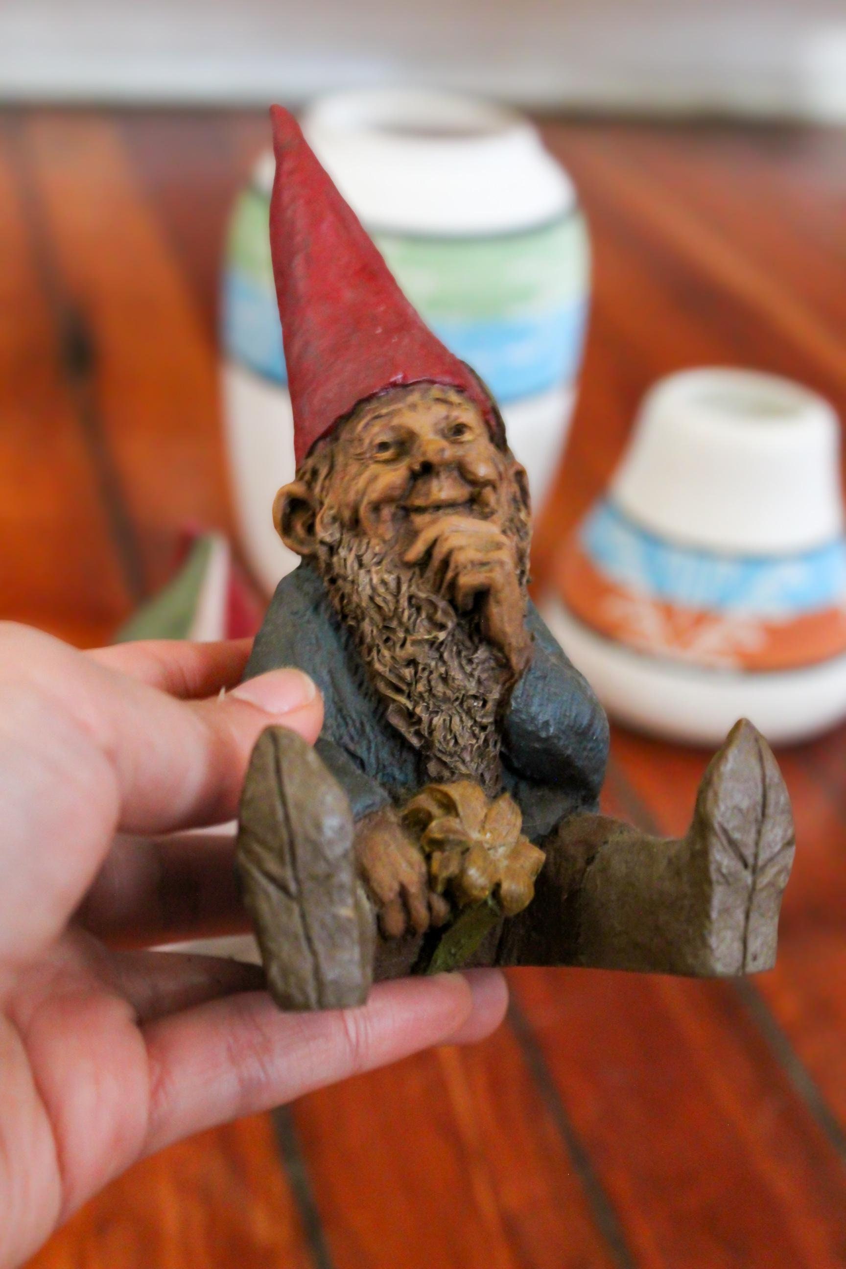 tom clark gnome ノーム 樹脂製 置物 Tom Clark Garden Gnomes resin composite figurine with glove