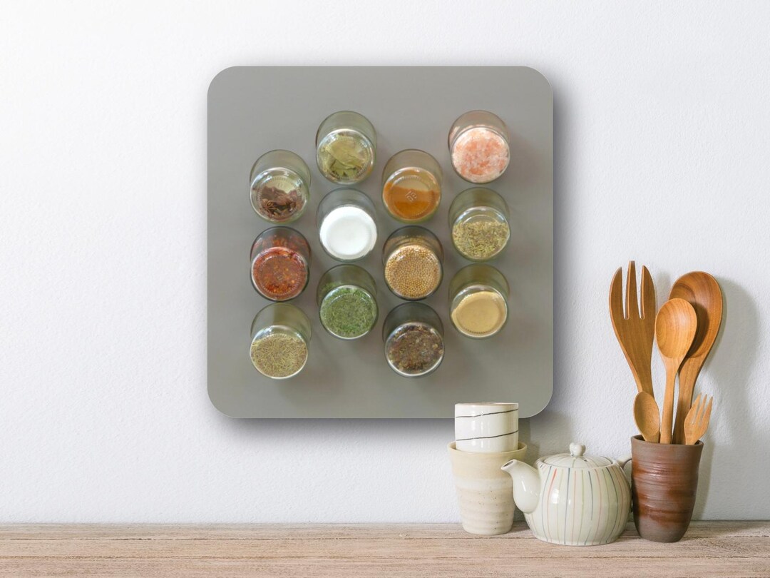 Spice Rack Habibi · 12 Pieces · Cardamon · Gray Brown - Etsy