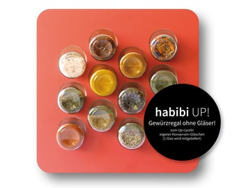 Spice rack habibi UP! 12 pieces pepperoni red