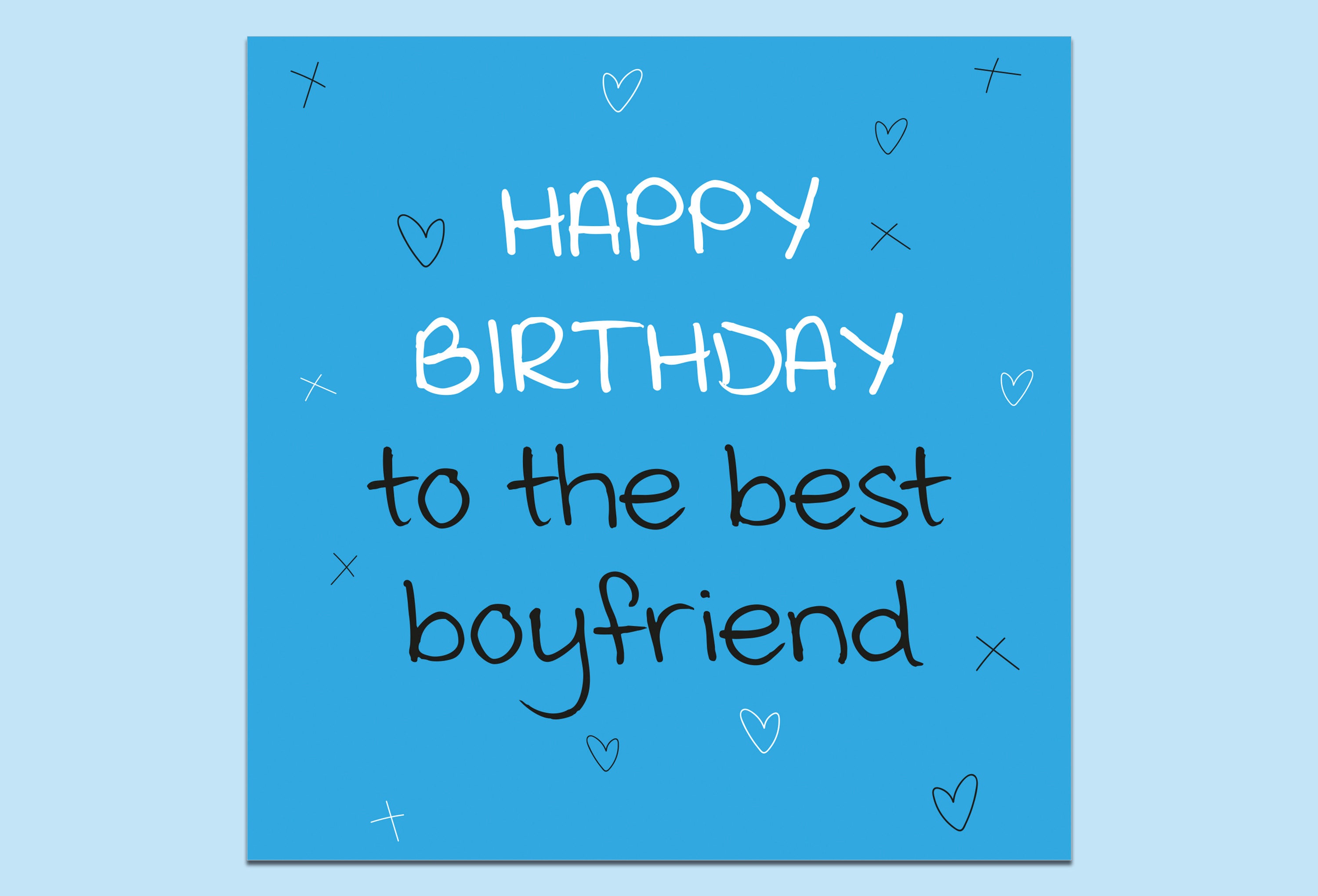 Boyfriend Birthday Card, Best Boyfriend, Happy Birthday Card, Birthday ...