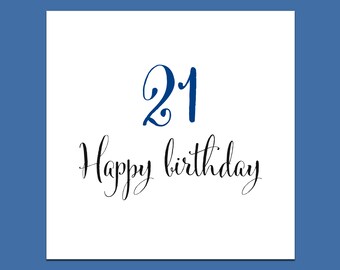 21st birthday card, friends birthday, birthday, birthday card for him, birthday card for her, happy 21st card, 21 card, 21st card