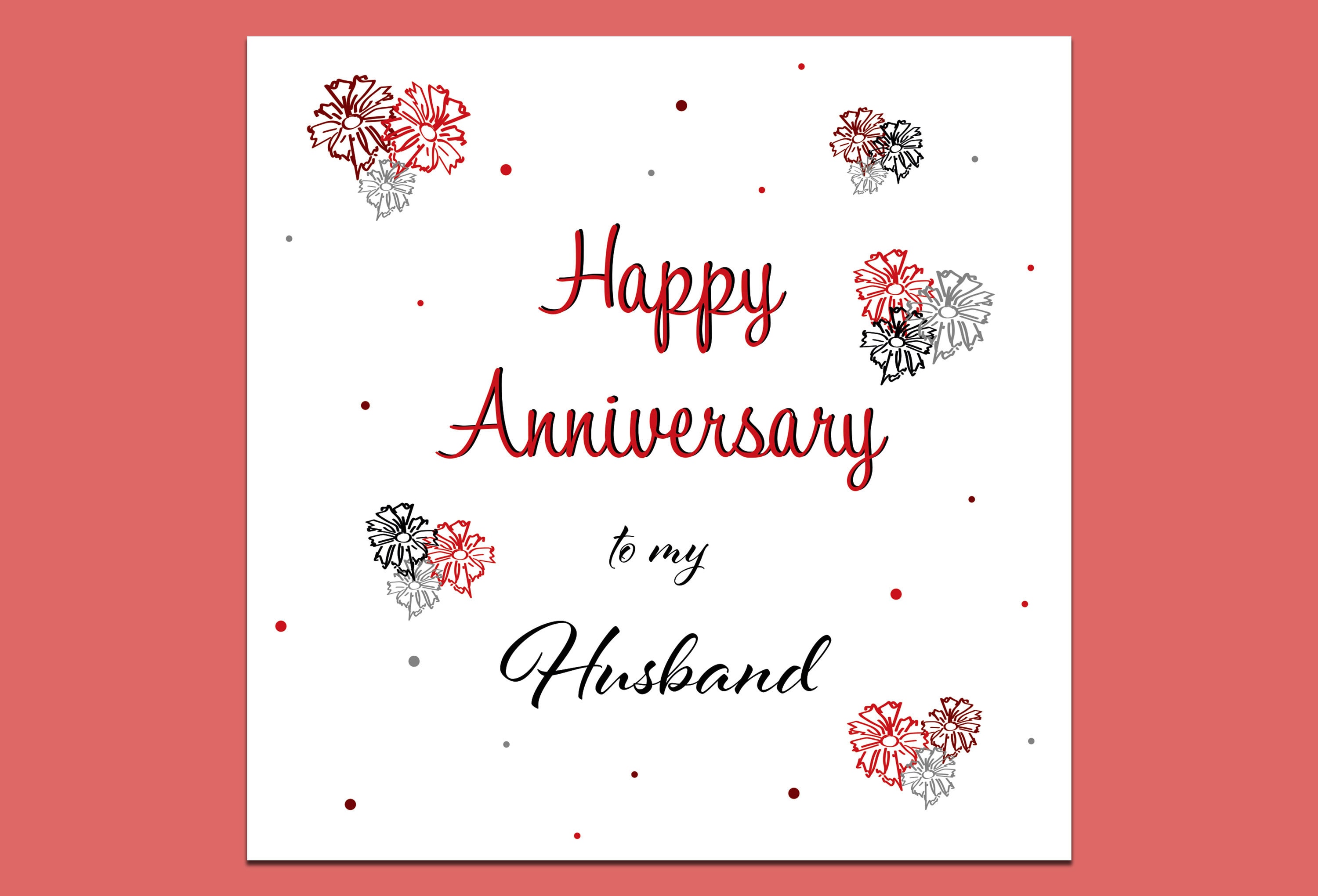 Happy Wedding Anniversary Cards To My Husband