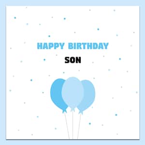 Tarjeta de feliz cumpleaños para hijo, feliz cumpleaños hijo, tarjeta de cumpleaños, cumpleaños del hijo, feliz cumpleaños, tarjeta de felicitación, tarjeta para él, tarjeta para el hijo