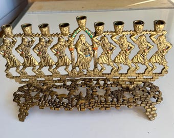 Vtg タマル ホルト寺院のアーチ道 喜びの踊り メノーラー ハヌカ エルサレム イスラエル