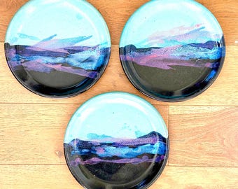 Always Azul Pottery ストーンウェア ディナープレート サウスウエスト 3個セット