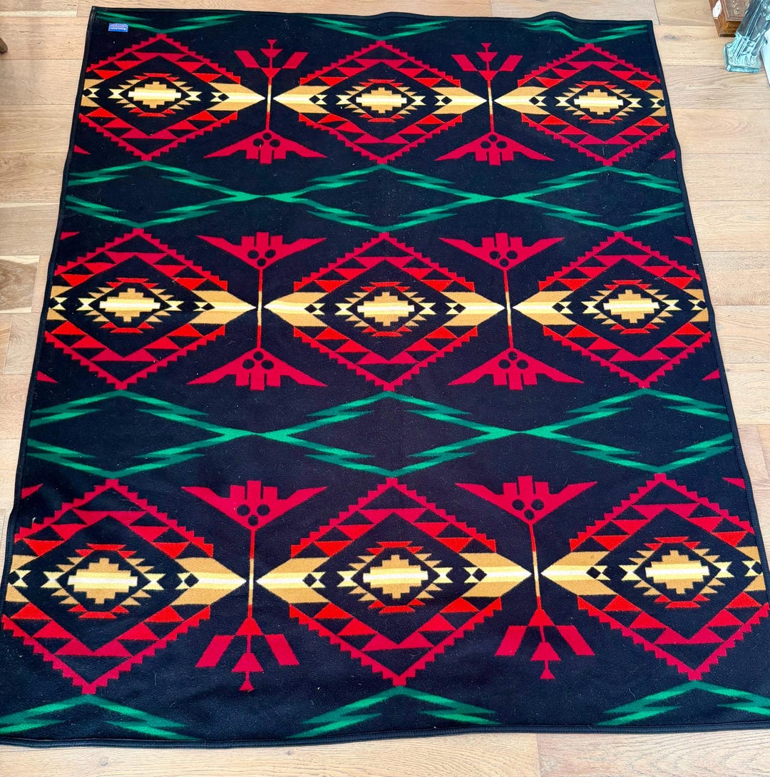 Vintage Reversible Pendleton Woolen Mills Beaver State Wool