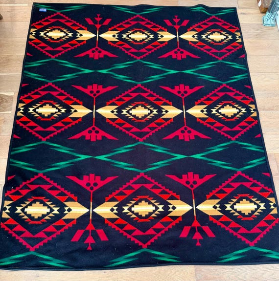 Vintage Reversible Pendleton Woolen Mills Beaver State Wool