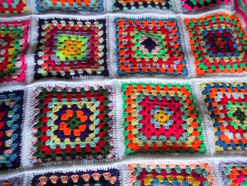 Granny Square Decke Bild 1