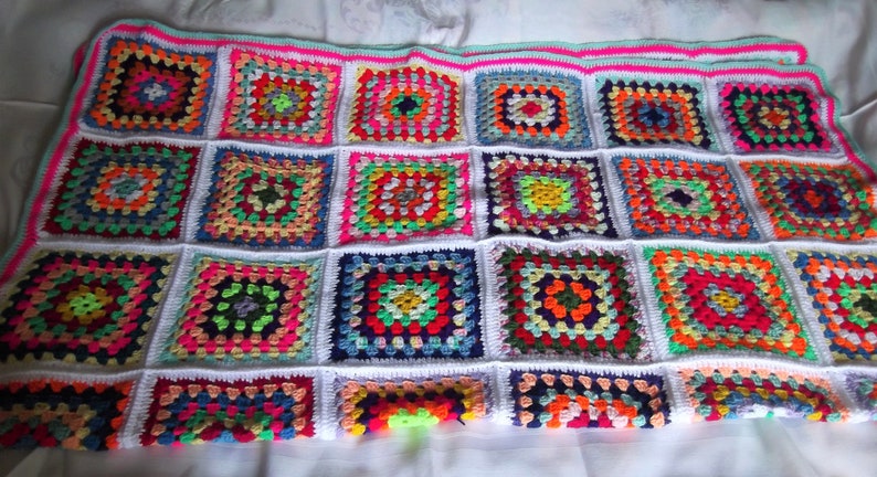 Granny Square Decke Bild 2